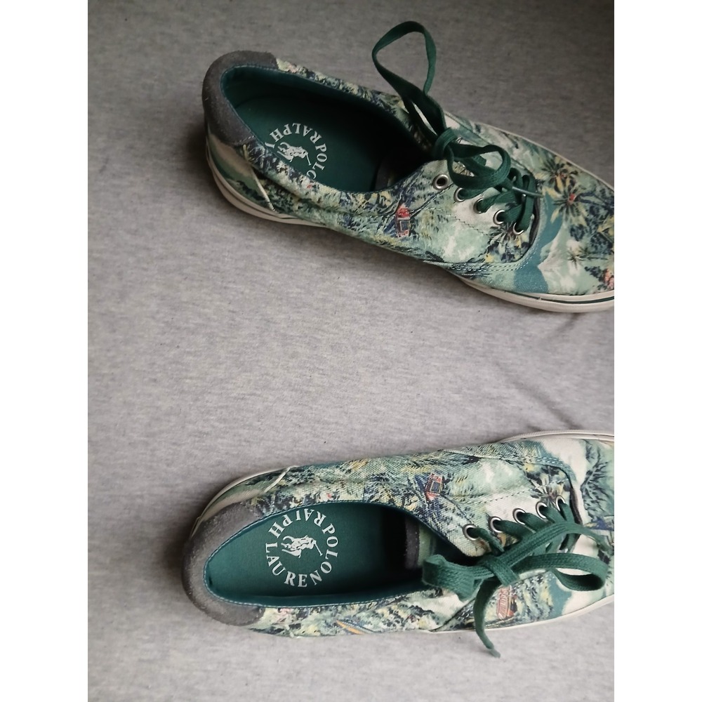 Ralph Lauren Shoes 9 D Thornton III Sailor Comfort Casual Boat Yacht Preppy Grey - Picture 8 of 11